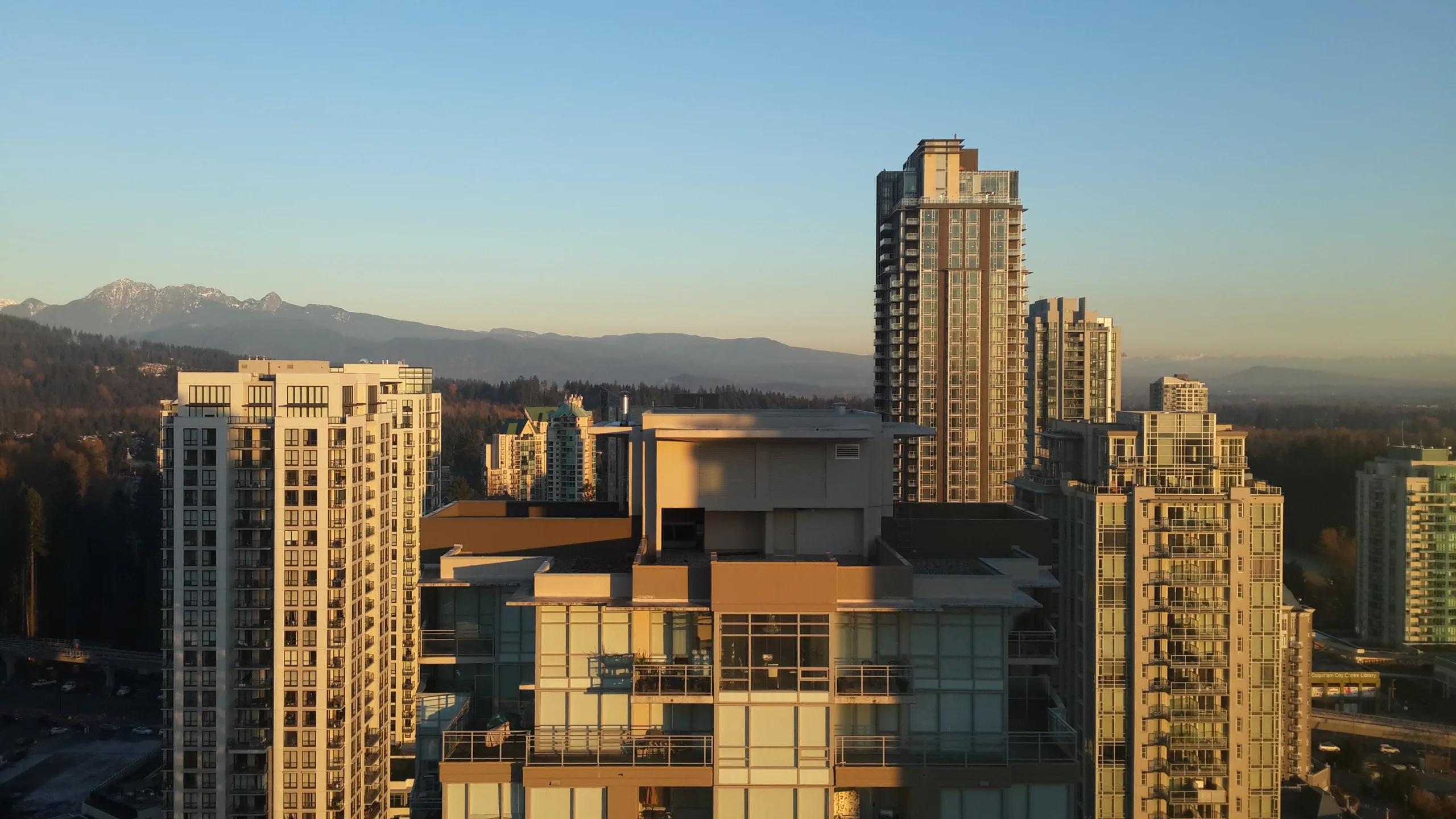 Residential and commercial construction in Coquitlam, BC