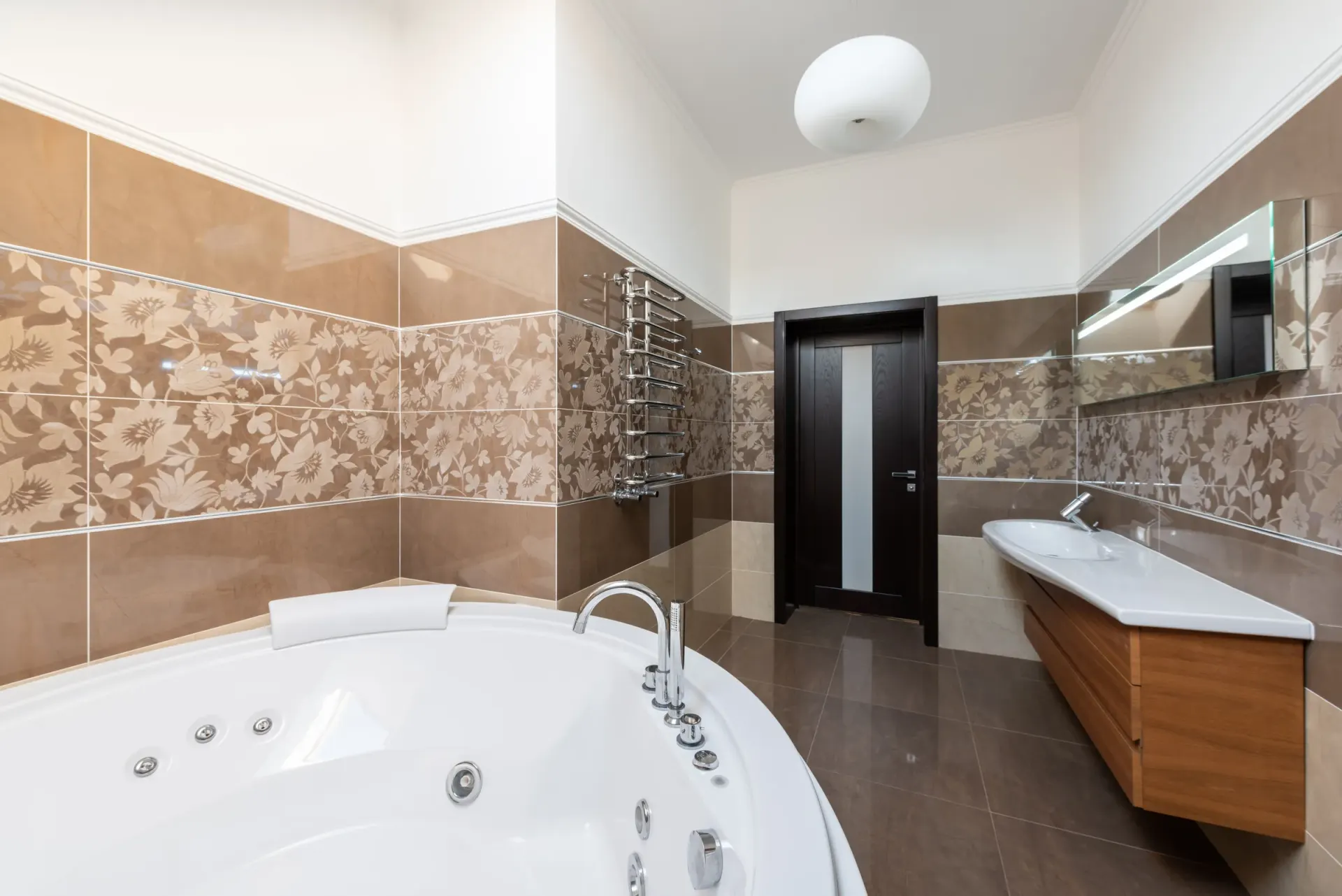 Walk-in shower and tile work in a BC bathroom renovation