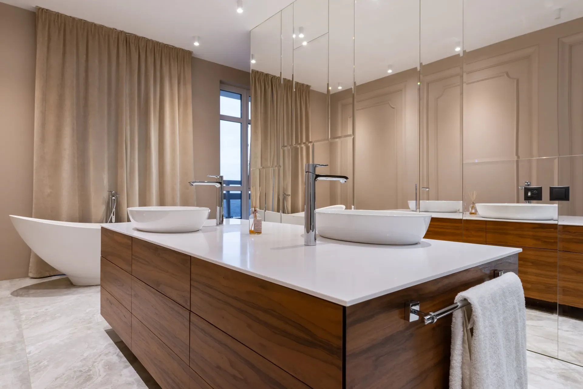 Spa-style ensuite renovation in BC by Pro Construction Group