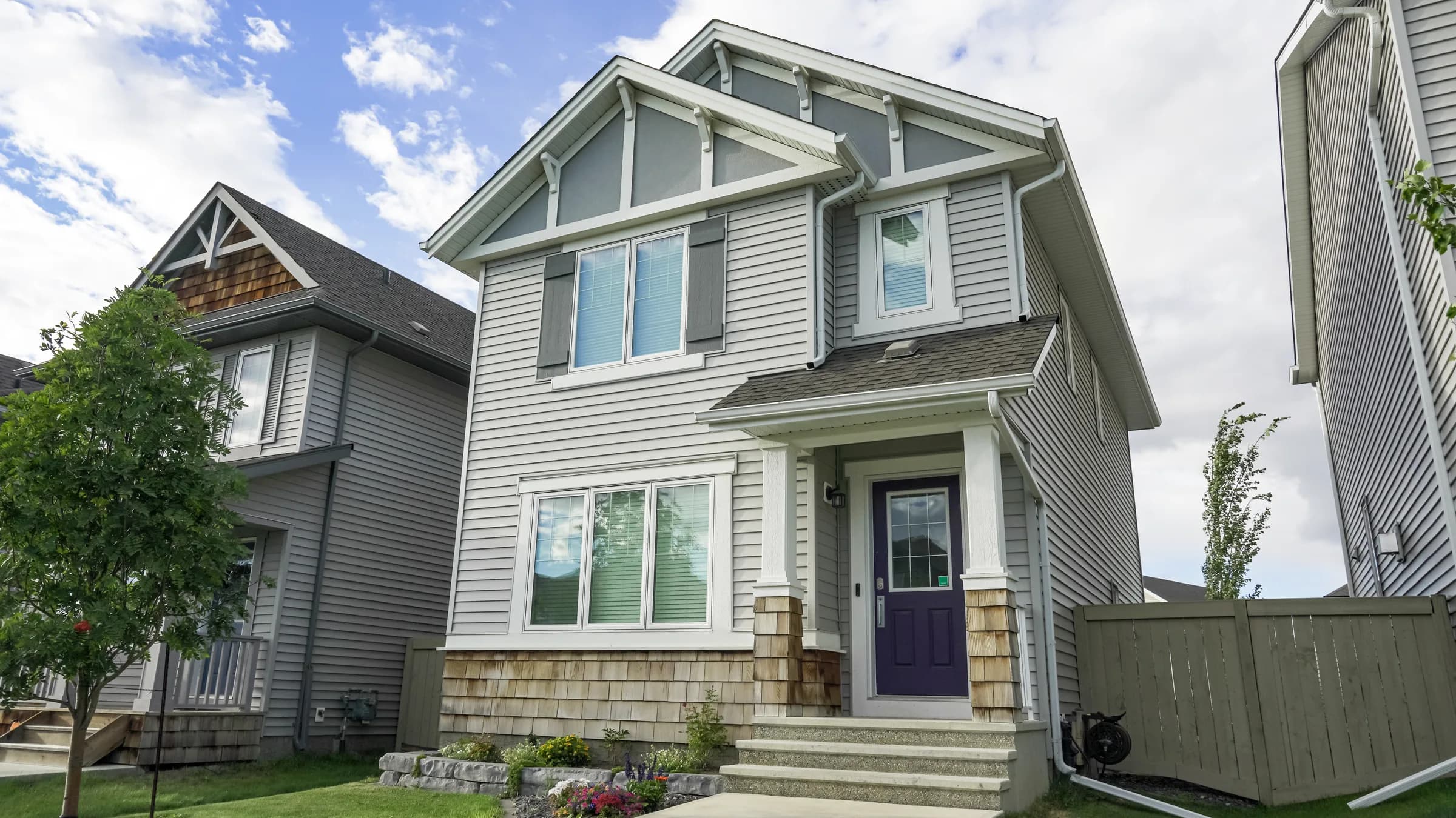 Exterior facade renovation in BC by Pro 1 Construction