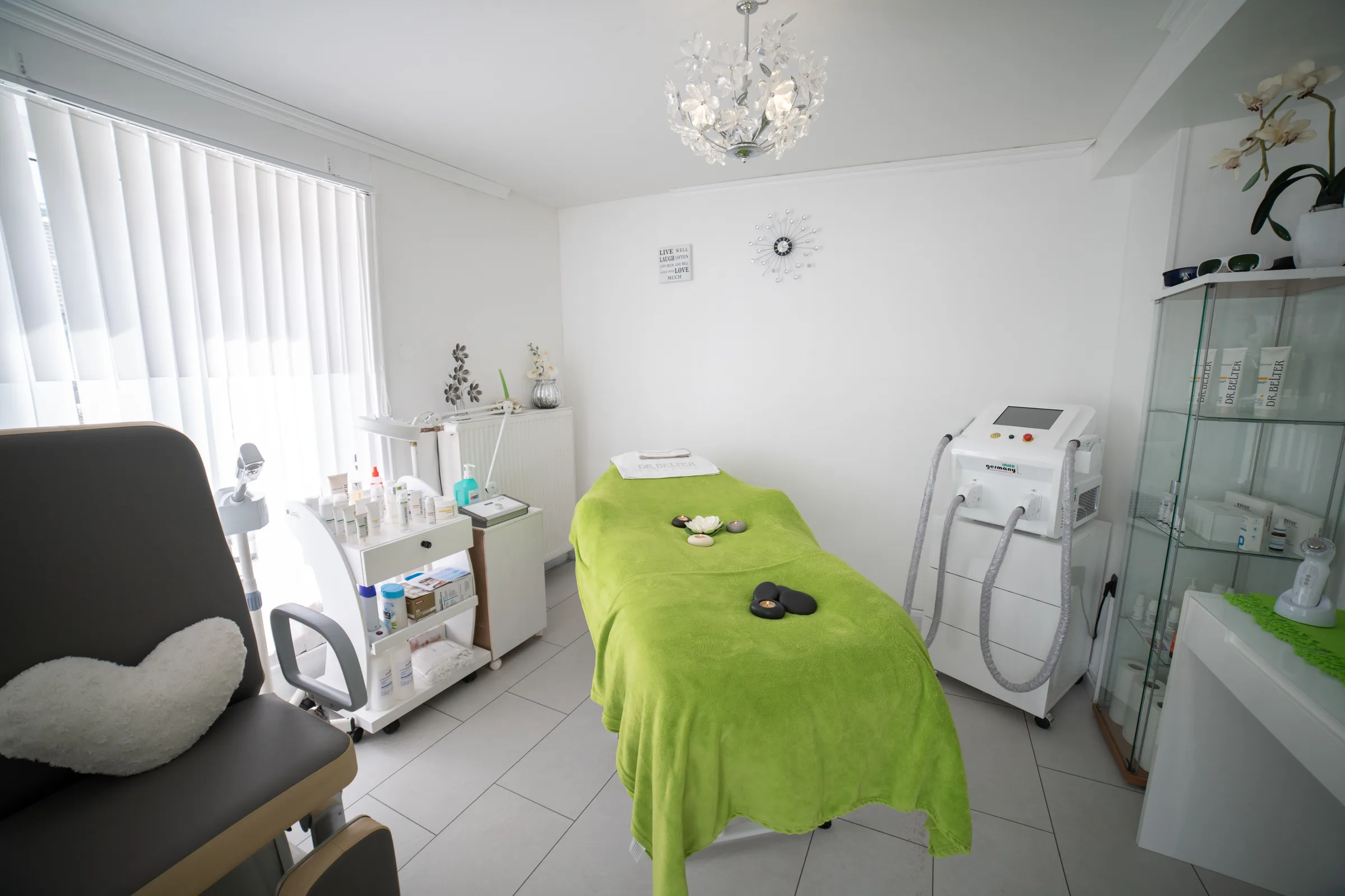 Med spa treatment room built by Pro 1 Construction
